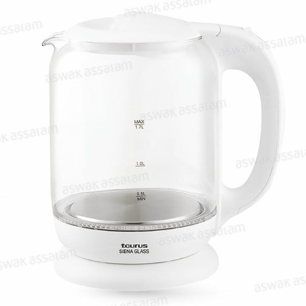 BOUILLOIRE EN VERRE 1,7L SIENA GLASS TAURUS
