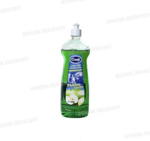 LIQUIDE VAISSELLE CONCENTRE POMME VERTE 1L CADI