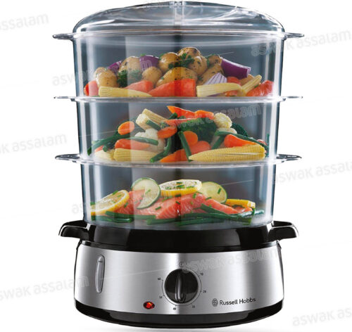 CUISEUR A VAPEUR 3 ETAGES 900W 19270 RUSSELL HOBBS