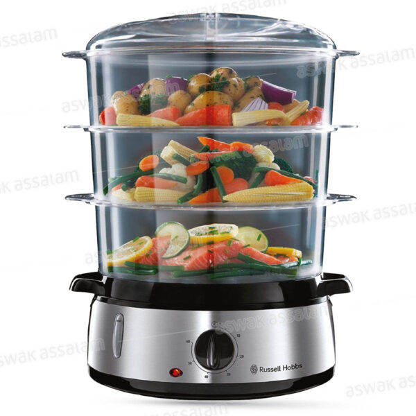 CUISEUR A VAPEUR 3 ETAGES 900W 19270 RUSSELL HOBBS