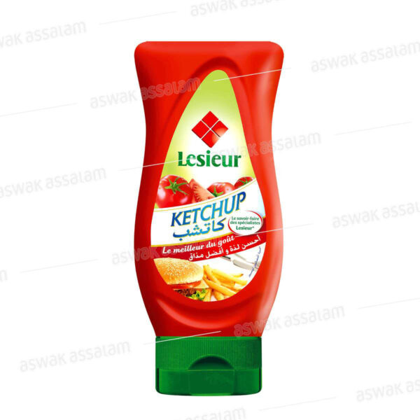 KETCHUP SQUEESE TOP DOWN 250G LESIEUR