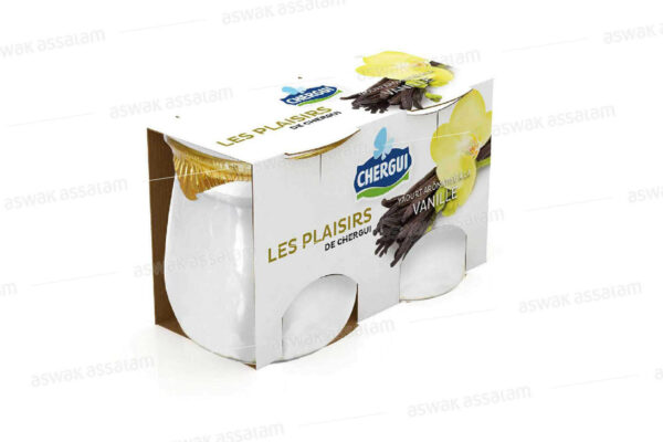 YAOURT BRASSE VANILLE 125G LES PLAISIRS DE CHERGUI