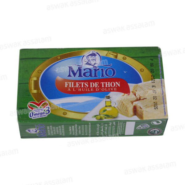FILET DE THON A LHUILE DOLIVE 125G MARIO