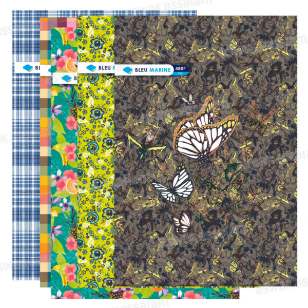 REGISTRE 21*29,7CM 240 PAGES BLEU MARINE