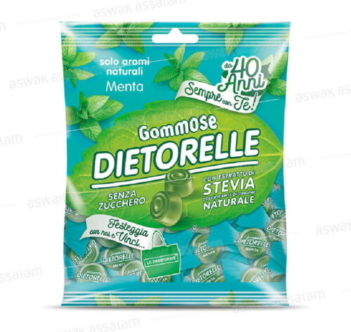 BONBONS MINT SANS SUCRE SACHET 70G DIETORELLE