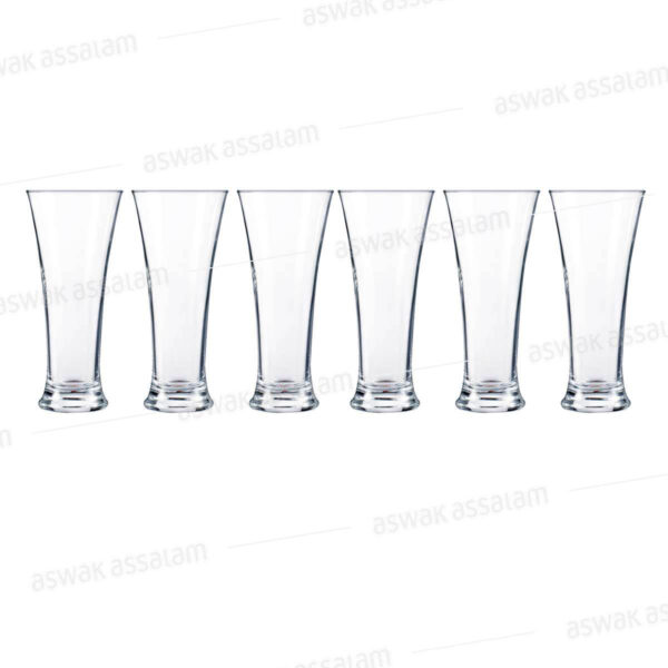LOT DE 6 VERRES A JUS 380 ML