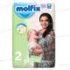 COUCHES BEBE MINI 3-6KG 54 UNITES VALUE PACK MOLFIX