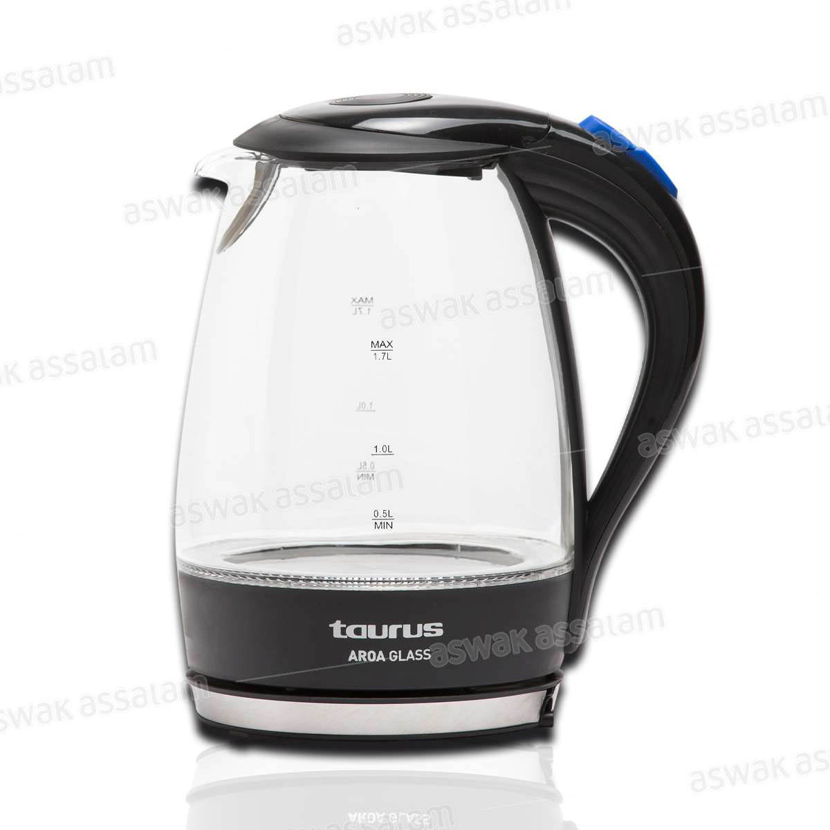 BOUILLOIRE EN VERRE 1,7L AROA GLASS TAURUS