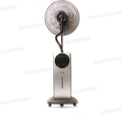 VENTILATEUR ET BRUMISATEUR SUR PIED AVEC TELECOMMANDE 80W MIST FAN VB02 TAURUS