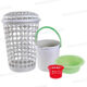 PACK A LINGE : COFFRE A LINGE + SEAU + BASSINE + PANIER A PINCES