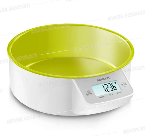 BALANCE CUISINE PESE JUSQUA 5KG SKS 4004GR SENCOR