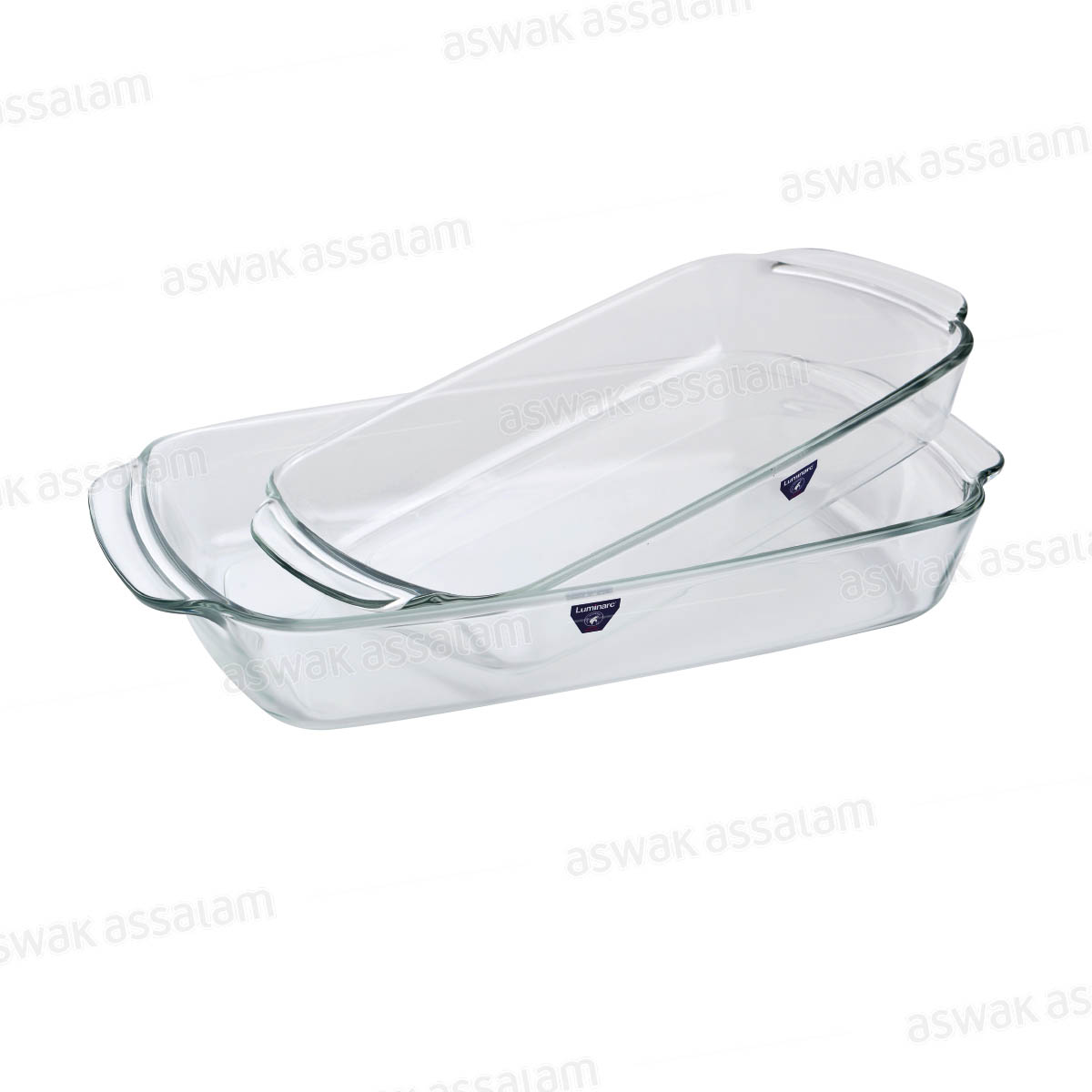 2 PLATS A FOUR RECTANGULAIRES 1,9L + 3,3L LUMINARC
