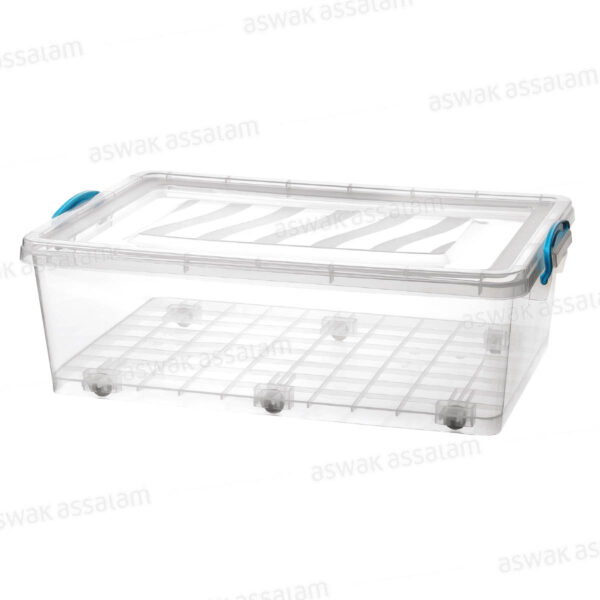 BOITE DE RANGEMENT 30L AVEC ROUES