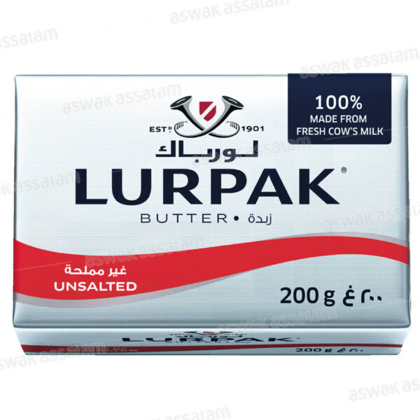 BEURRE PLAQUETTE 200G LURPAK