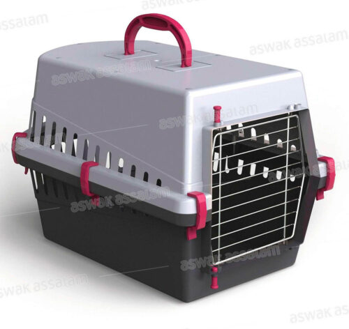 CAGE DE TRANSPORT AVEC PORTE EN METAL 50*33*32H CM