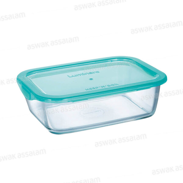 BOITE DE CONSERVATION RECTANGULAIRE EN VERRE 38CL KEEP'N BOX LUMINARC