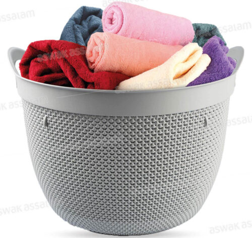PANIER DE RANGEMENT ROND 3,3L MOTIF GOUTTE D’EAU
