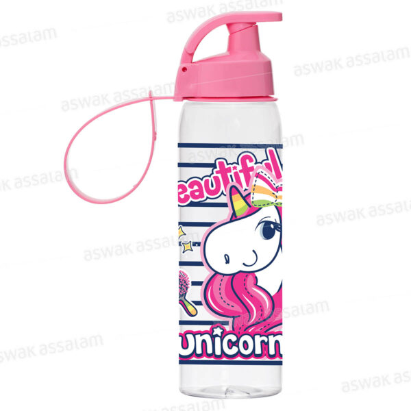 BOUTEILLE SPORT EN PLASTIQUE 500ML LICORNE