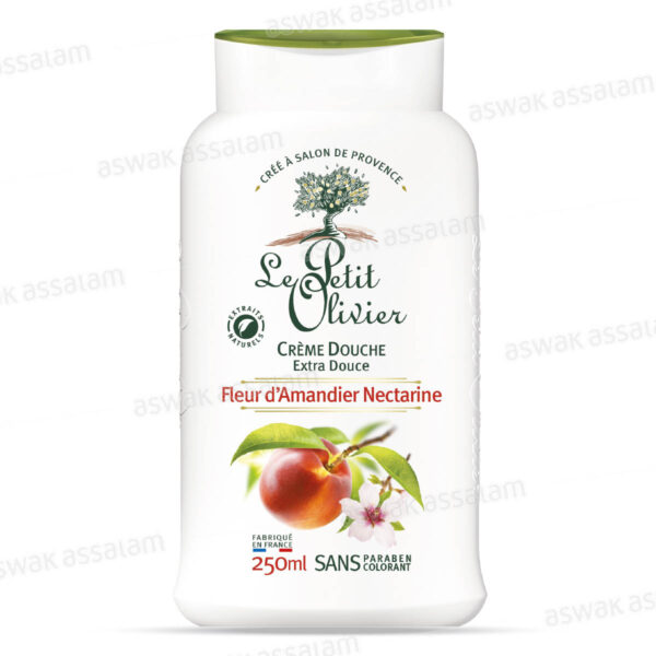 CREME DOUCHE FLEUR D'AMANDIER NECTARINE 250ML LE PETIT OLIVIER
