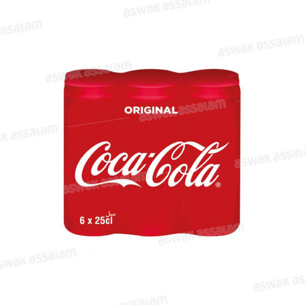 COCA-COLA CANNETTE SLIM PACK 6*25CL