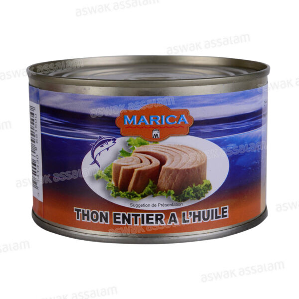 THON ENTIER A L'HUILE 400G MARICA