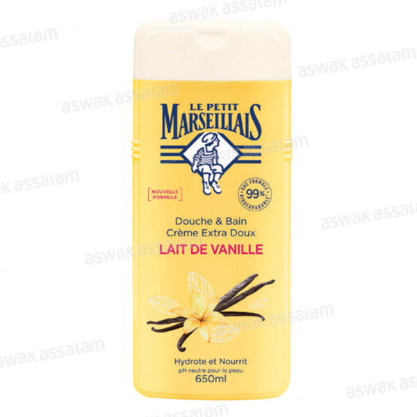 GEL DOUCHE LAIT DE VANILLE 650ML LE PETIT MARSEILLAIS