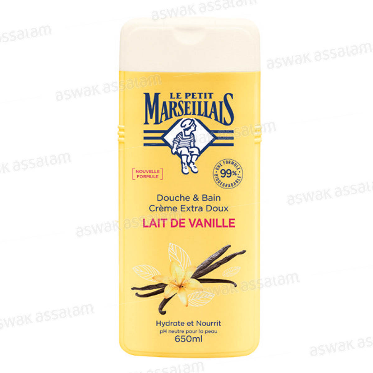 GEL DOUCHE LAIT DE VANILLE 650ML LE PETIT MARSEILLAIS