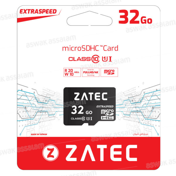 CARTE MICROSD 32GO ZATEC