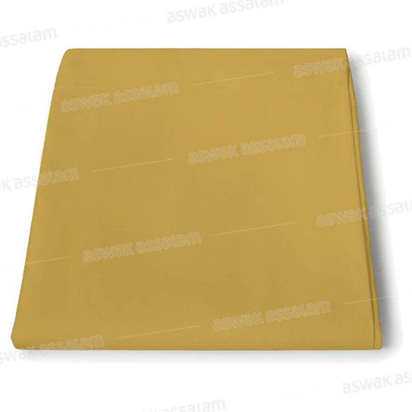 DRAP HOUSSE COTONELLE 140*190CM MOUTARDE RICHBOND