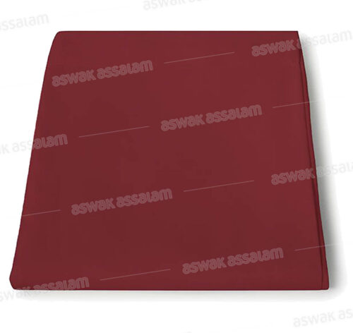 DRAP HOUSSE COTONELLE 90*190CM GRENAT RICHBOND