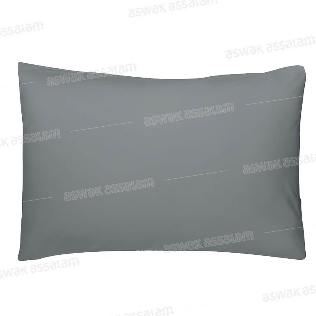 TAIE D'OREILLER COTONELLE 70*50CM GRIS CLAIR RICHBOND