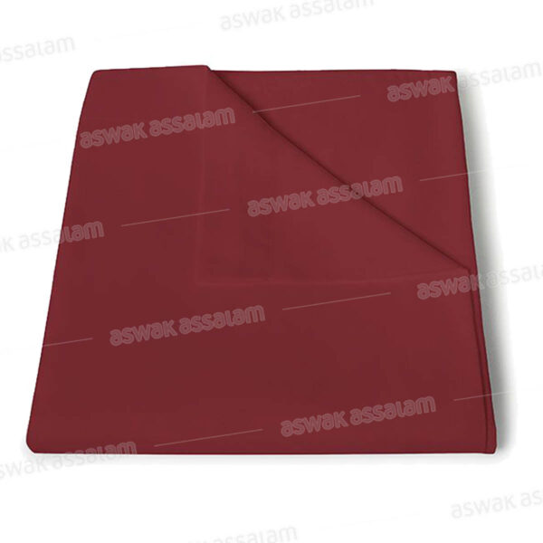 DRAP PLAT COTONELLE 180*270CM GRENAT RICHBOND