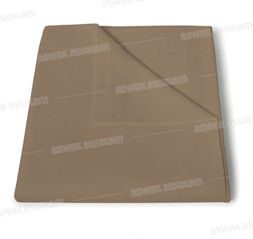 DRAP PLAT COTONELLE 240*270CM TAUPE RICHBOND
