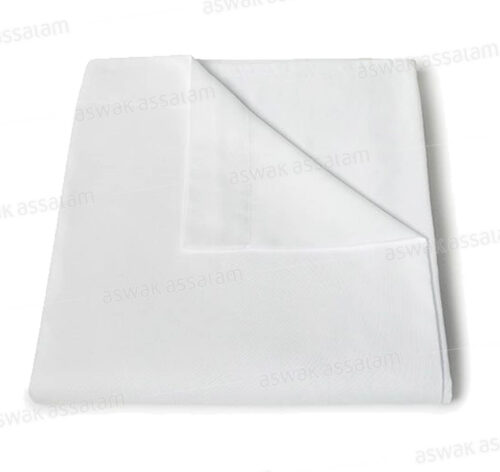 DRAP PLAT COTONELLE 180*270CM BLANC RICHBOND