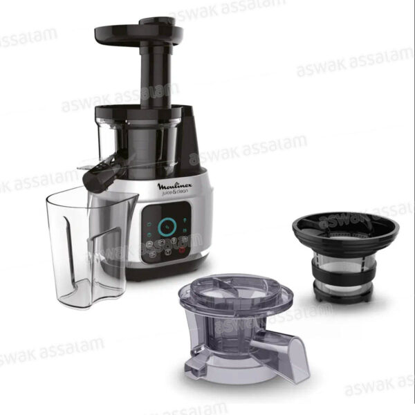 EXTRACTEUR A JUS 150W INOX JUICE AND CLEAN ZU420E10 MOULINEX