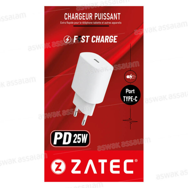 CHARGEUR Z-25 TYPE-C PD 25W ZATEC