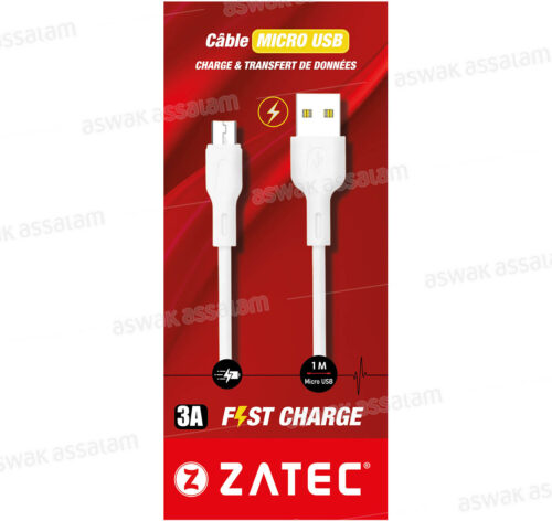 CABLE MICRO USB Z-M1 1M ZATEC