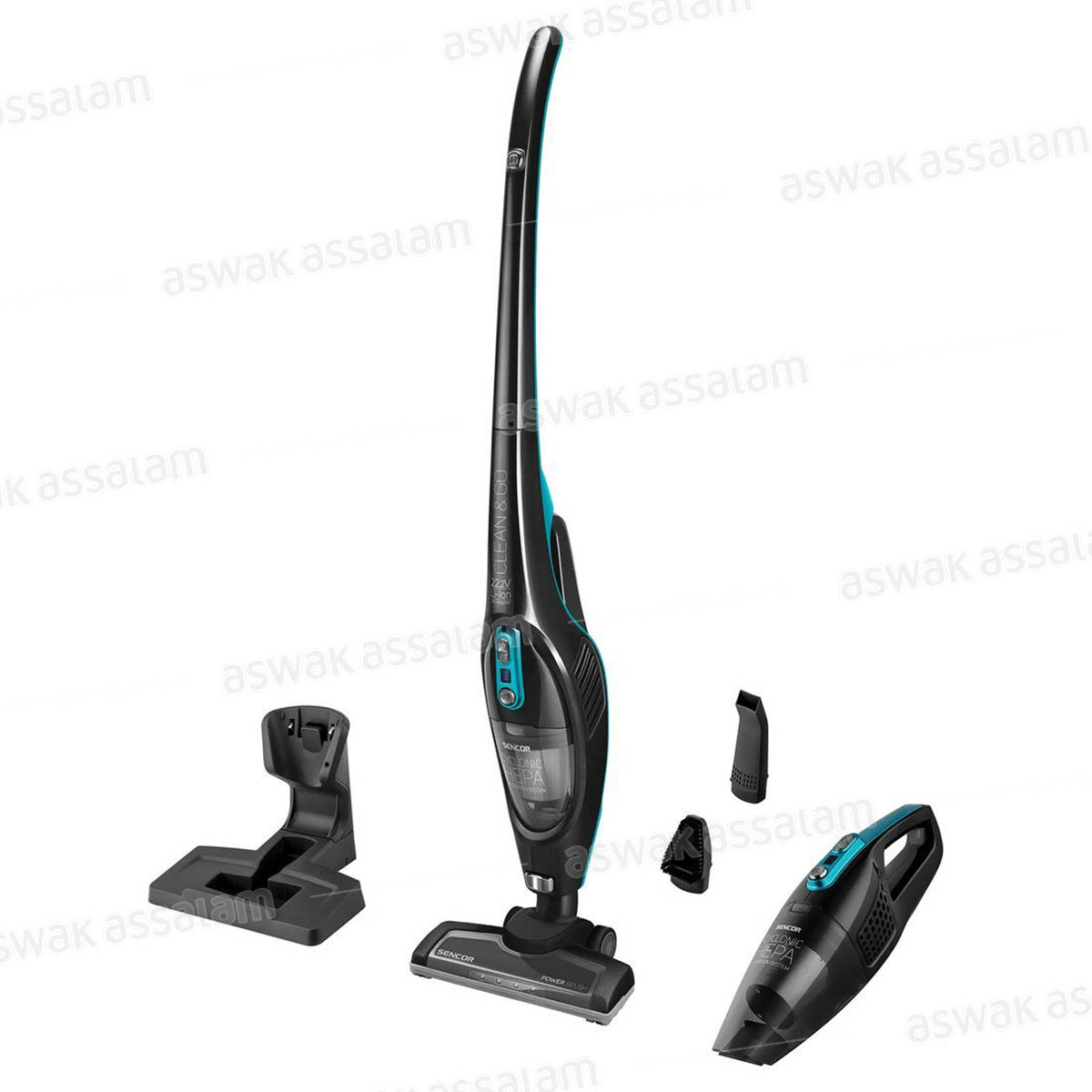 ASPIRATEUR BALAI 22,2V AVEC ACCESSOIRES SVC 7822TQ SENCOR