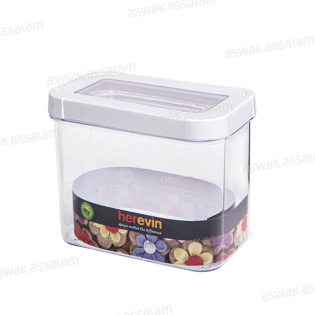 BOITE DE CONSERVATION BLANCHE 1,2L HEVERIN