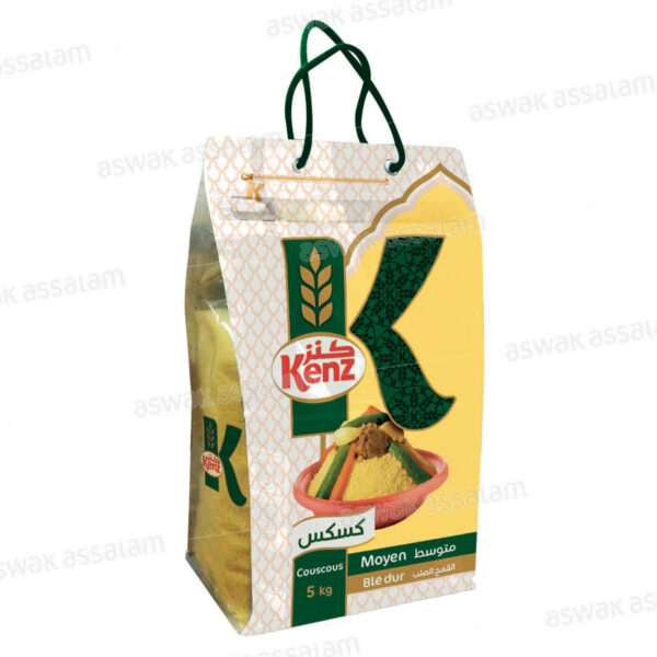 COUSCOUS MOYEN DE BLE DUR 5KG KENZ