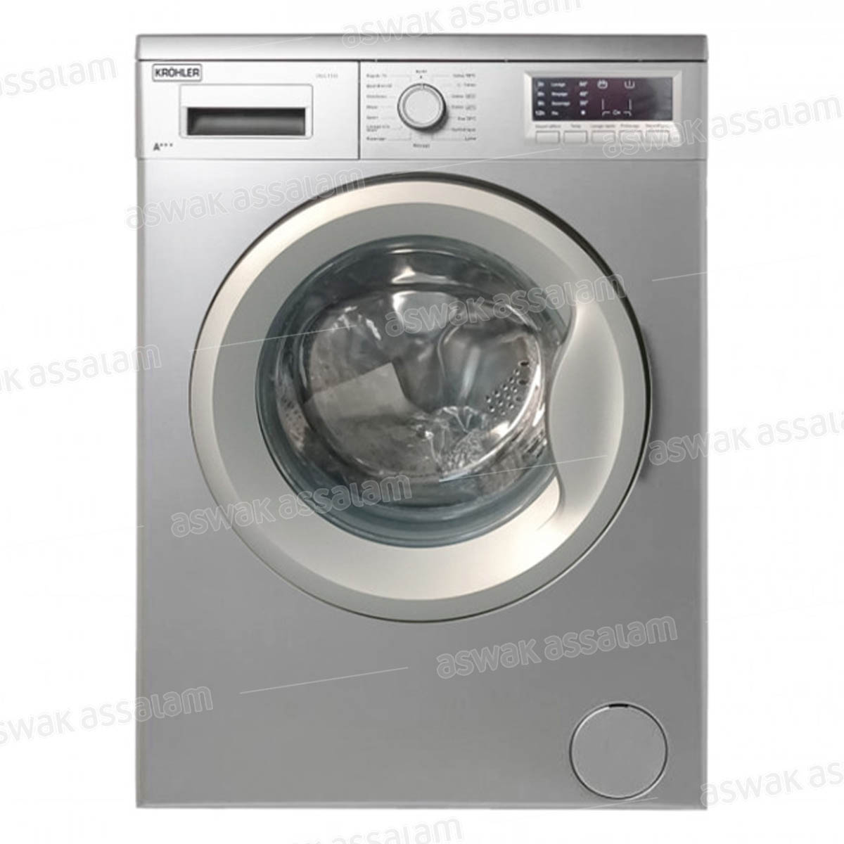 MACHINE A LAVER 10 KG 1200 TOURS GRIS KFL-10.1-SK-V FRONTAL KRHOLER