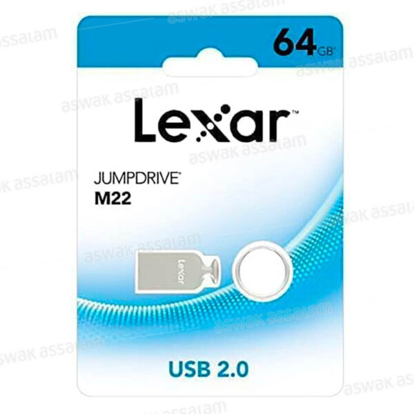 CLE USB ALUMINIUM 64G 2.0 M22 LEXAR 