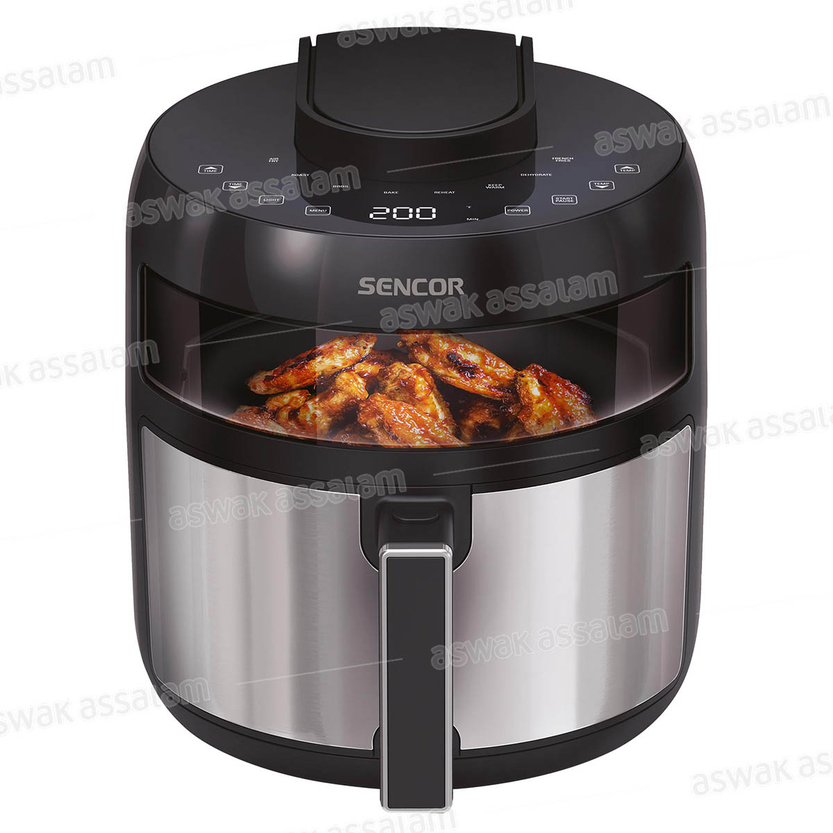 FRITEUSE AIR FRYER 5L 1500W SFR 5010BK SENCOR
