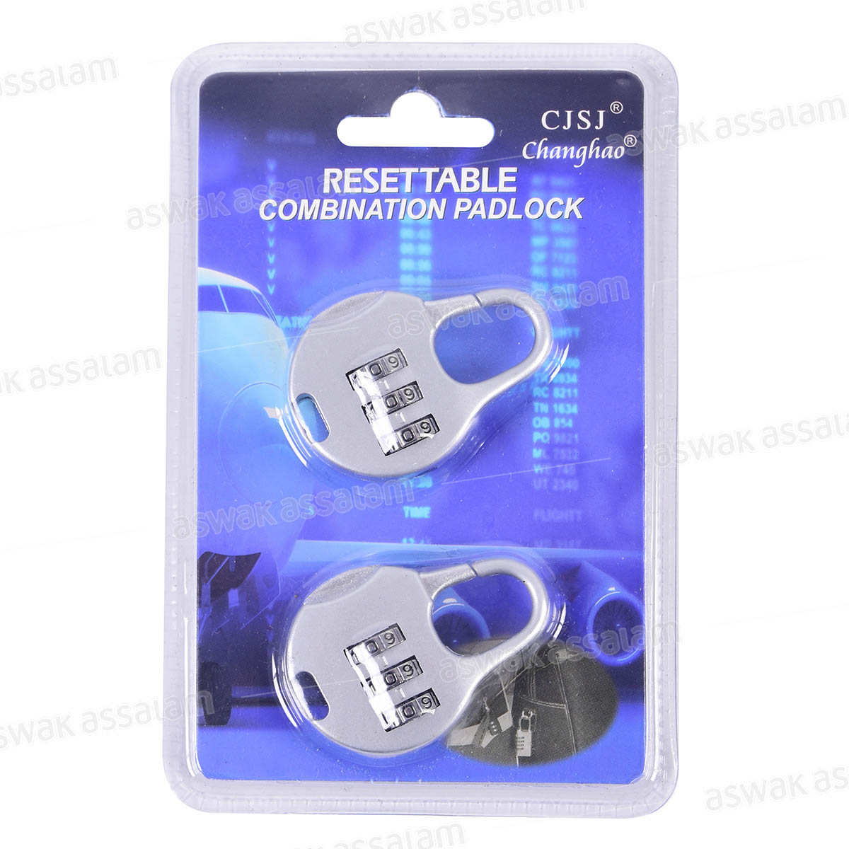 CADENAS DE VOYAGE A CODE 2 UNITES 5*3.5CM