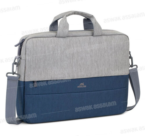 SACOCHE POUR PC PORTABLE 15.6 POUCES GRIS BLEU FONCE 7532 RIVACASE