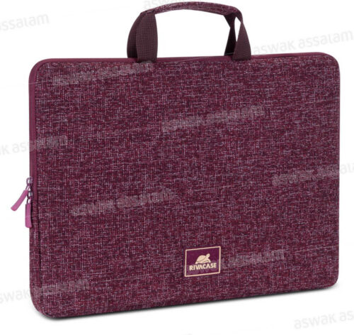 POCHETTE POUR PC PORTABLE 13.3 POUCES ROUGE BORDEAUX 7913 RIVACASE