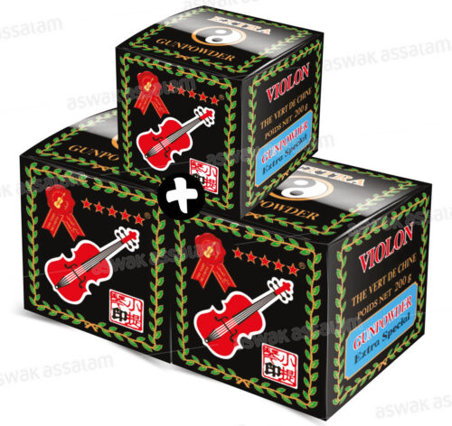 LOT DE 2 THES VERTS CHAARA V9371 200G VIOLON (THE 100G GRATUIT)
