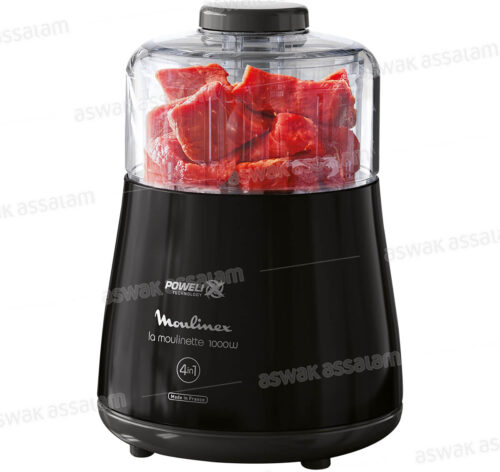 MOULINETTE 1000W 4 EN 1 POWELIX NOIR DPA14825 MOULINEX