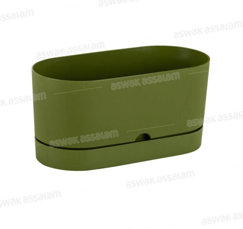 JARDINIERE VERTE 30CM BEGONYA