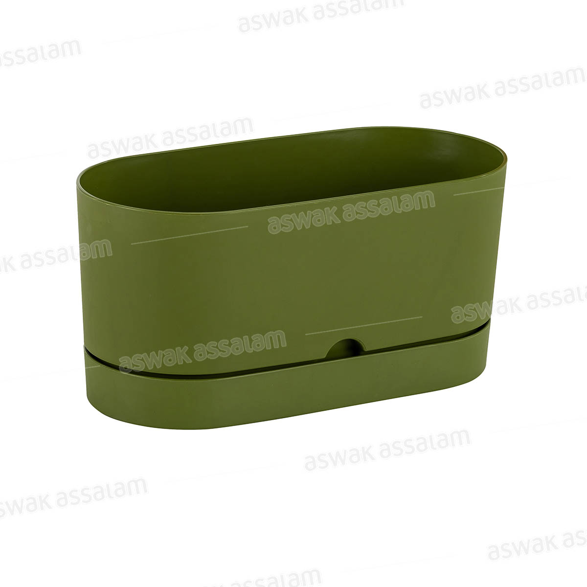 JARDINIERE VERTE 30CM BEGONYA